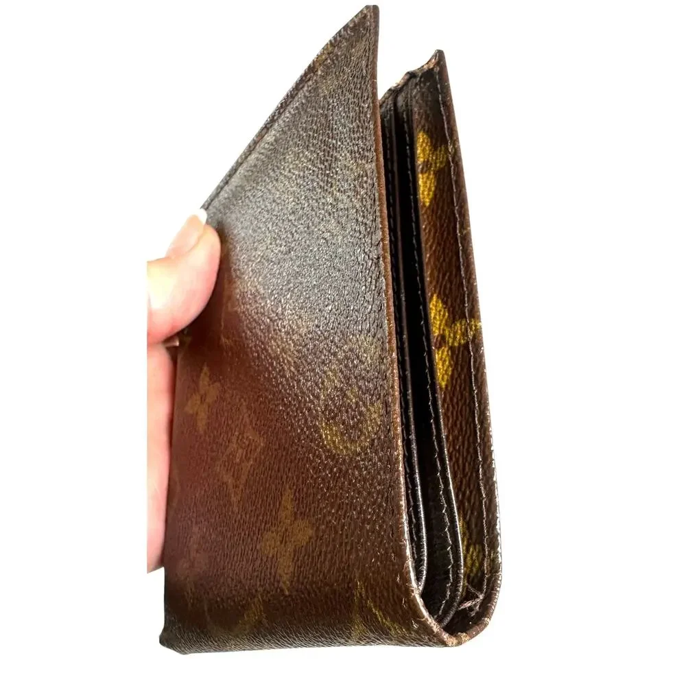 Louis Vuitton Men’s Bifold Wallet w/ Coin Pocket Monogram + Box